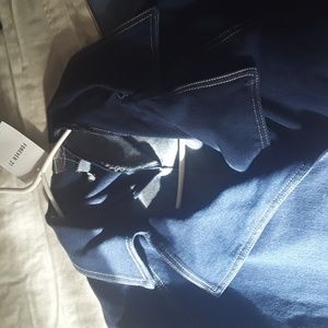 Brand new denim trench coat